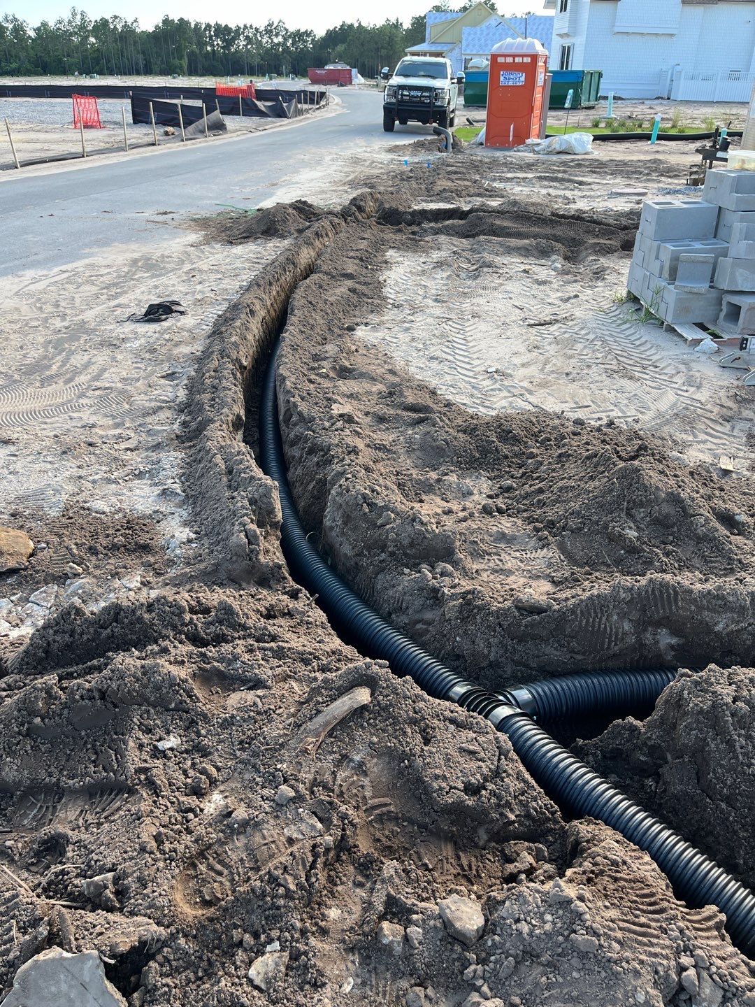 Drainage Installation Watersound Camp Creek