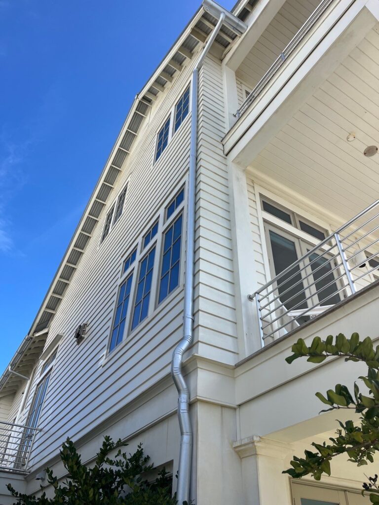 half round gutters inlet beach